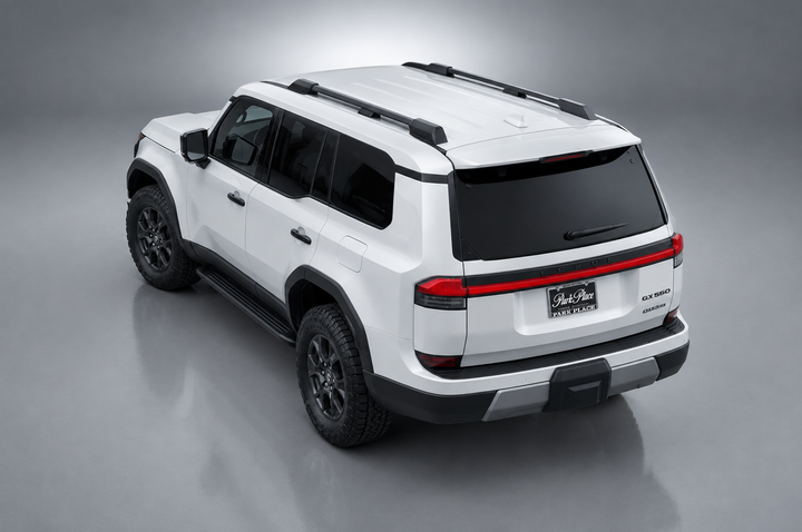 Grey studio high angle — rear view (passenger)
