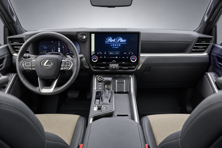 Interior — rear seat looking forward